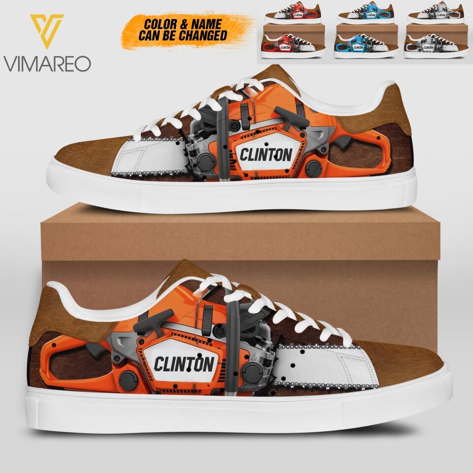 Personalized Arborist Leather Shoes 22MAR-DT19