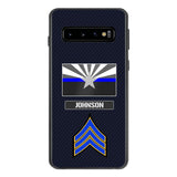 Personalized Arizona Thin Blue Line Phone Case Printed 22MAR-DT23