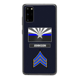Personalized Arizona Thin Blue Line Phone Case Printed 22MAR-DT23