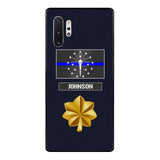 Personalized Indiana Thin Blue Line Phone Case Printed 22MAR-DT23