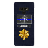 Personalized Indiana Thin Blue Line Phone Case Printed 22MAR-DT23