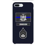 Personalized New York Thin Blue Line Phone Case Printed 22MAR-DT23