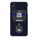 Personalized New York Thin Blue Line Phone Case Printed 22MAR-DT23