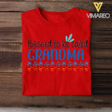 Personalized Blessed To be Called Grandma Tshirt Printed 22MAR-LN23