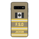 Personalized Canadian Firefighter Phone Case Printed 22MAR-HC24