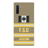 Personalized Canadian Firefighter Phone Case Printed 22MAR-HC24