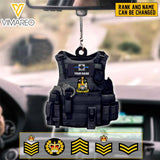 PERSONALIZED CANADIAN POLICE CAR HANGING ORNAMENT MTTQ2403