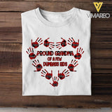 Personalized Pround Grandma Of A Few Dumbass Kids Tshirt Printed 22MAR-MQ24