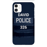 PERSONALIZED POLICE PHONCASE 3N
