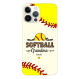 Personalized Softball Grandma Phone Case 3N 2503