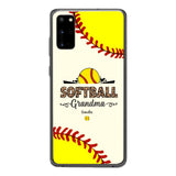 Personalized Softball Grandma Phone Case 3N 2503