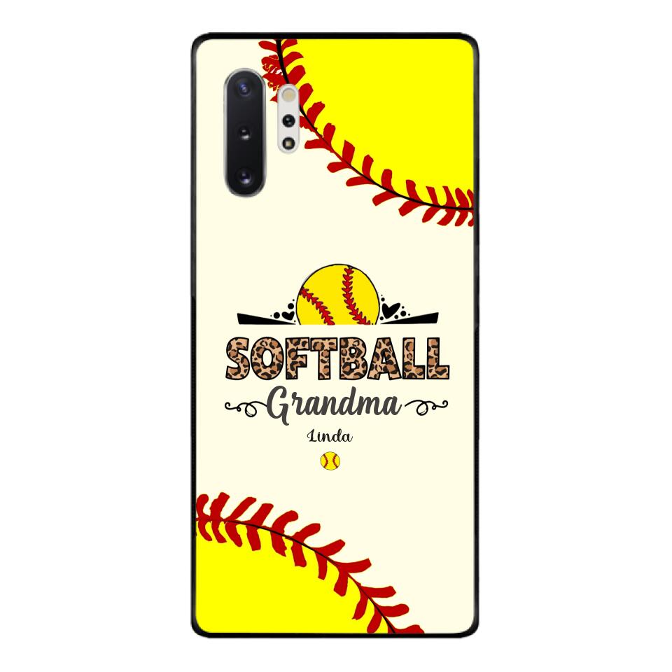 Personalized Softball Grandma Phone Case 3N 2503
