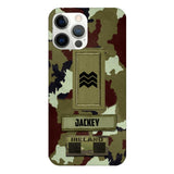 Personalized Irish Soldier Camo Phone Case Printed 25MAR-VQ25