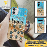 PERSONALIZED MY FAVORITE PEOPLE CALL ME GRANDMA TURTLE PHONECASE QTDT2603