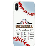 Personalized Baseball grandma Phone Case 3N 2603