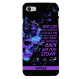 Personalized June  Girl Phone Case Printed 25MAR-HC28