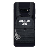Personalized Thin Blue Line Phone Case Printed 25MAR-LN28