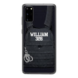 Personalized Thin Blue Line Phone Case Printed 25MAR-LN28