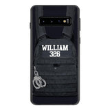 Personalized Thin Blue Line Phone Case Printed 25MAR-LN28