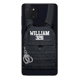 Personalized Thin Blue Line Phone Case Printed 25MAR-LN28