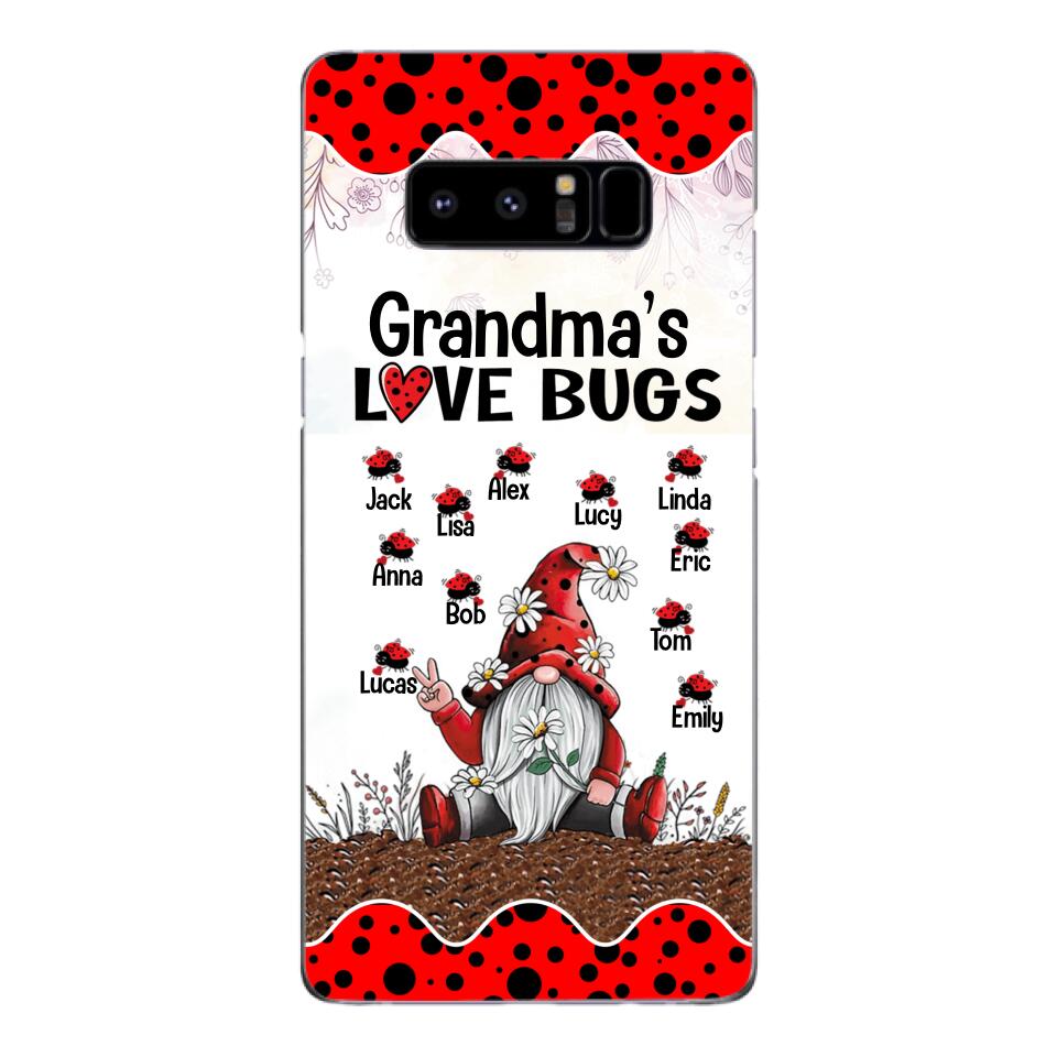 Personalized Grandma's Love Bugs Phone Case Printed V3Q 2803