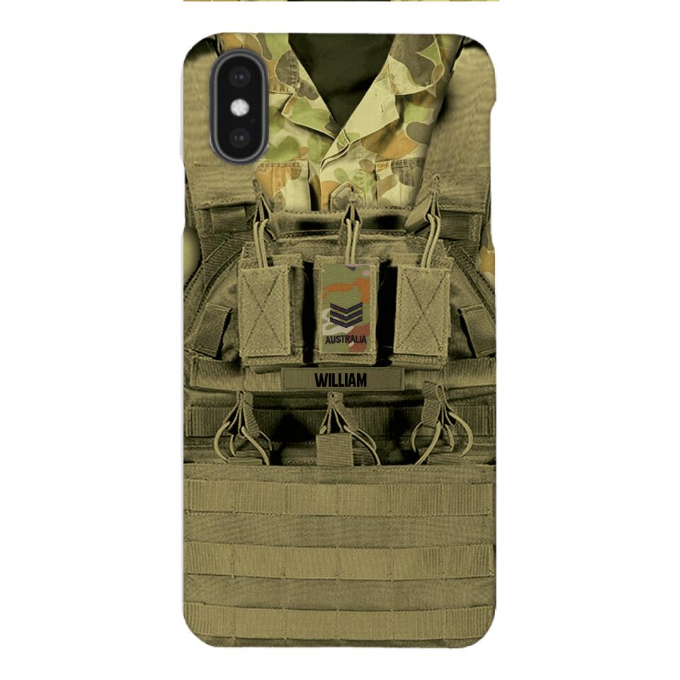 Personalized Australian Soldier Phone Case Printed 25MAR-DT29