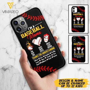 Personalized Baseball Grandma Phone Case Printed 3N 3003