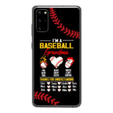 Personalized Baseball Grandma Phone Case Printed 3N 3003