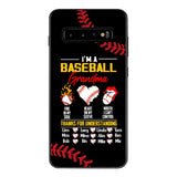 Personalized Baseball Grandma Phone Case Printed 3N 3003