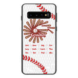 Personalized Baseball Grandma Phone Case Printed T3Q 2903