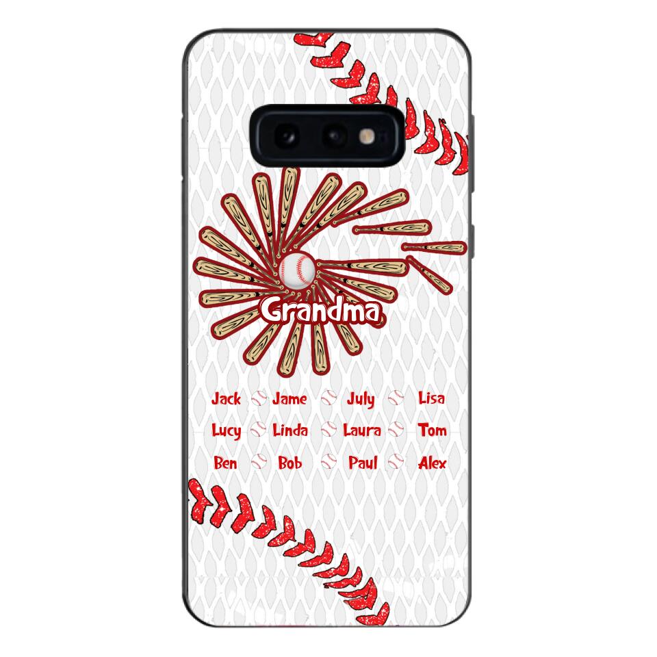 Personalized Baseball Grandma Phone Case Printed T3Q 2903