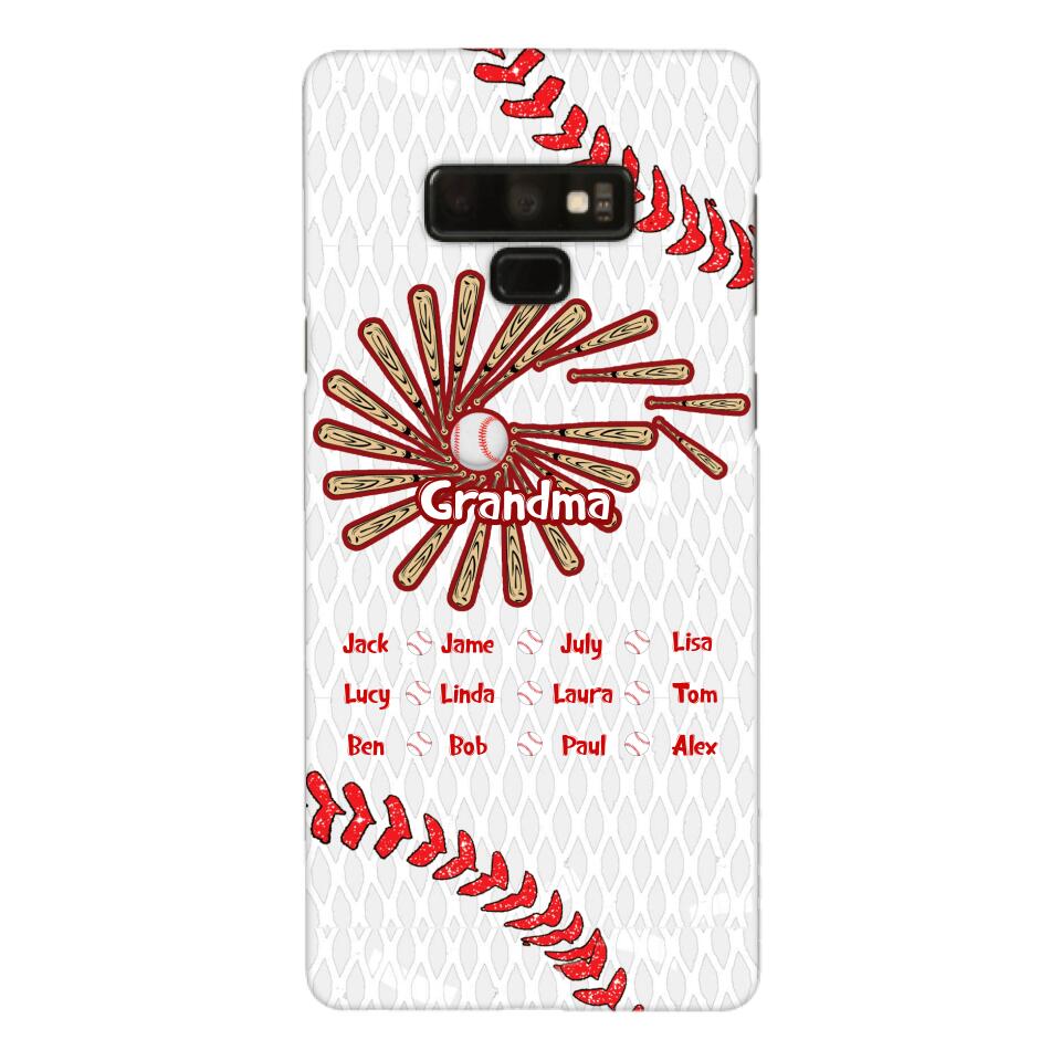 Personalized Baseball Grandma Phone Case Printed T3Q 2903