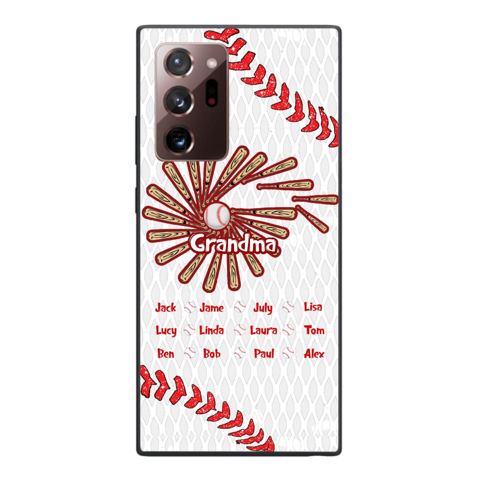 Personalized Baseball Grandma Phone Case Printed T3Q 2903