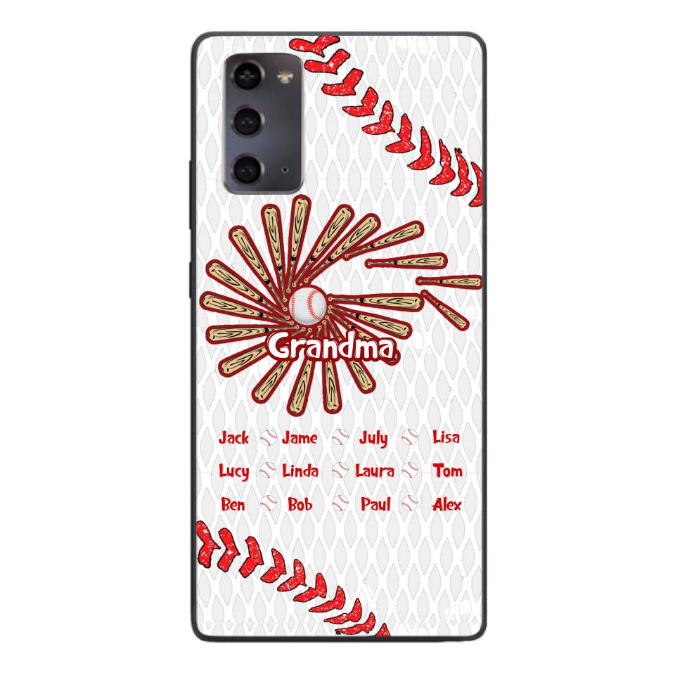 Personalized Baseball Grandma Phone Case Printed T3Q 2903