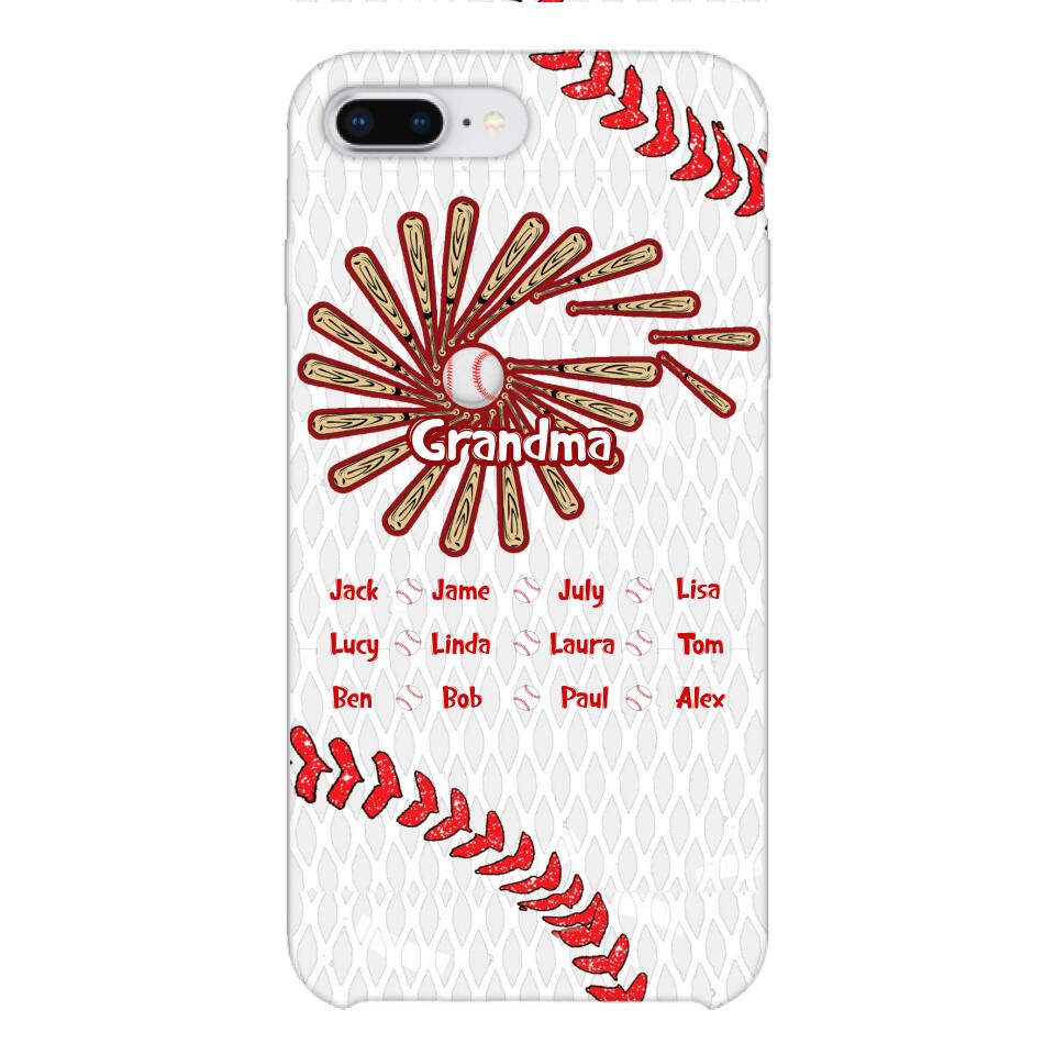 Personalized Baseball Grandma Phone Case Printed T3Q 2903
