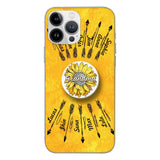 Personalized Grandma Kid Phone Case + Grip Printed 22MAR-MQ30
