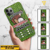 PERSONALIZED BASEBALL GRANDMA PHONECASE M3Q 0104