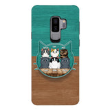 PERSONALIZED CAT LOVER PHONECASE + GRIP CAT MOM