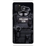 Personalized U.S Thin Blue Line Phone Case Printed 22APR-DT01