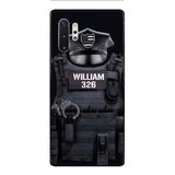 Personalized U.S Thin Blue Line Phone Case Printed 22APR-DT01