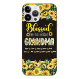 PERSONALIZED GRANDMA SUNFLOWER PHONECASE 3N 0104