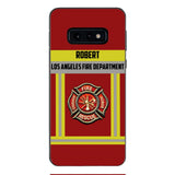 Personalized U.S Firefighter Phone Case Printed 22APR-LN01