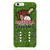 PERSONALIZED BASEBALL GRANDMA PHONECASE M3Q 0104