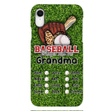 PERSONALIZED BASEBALL GRANDMA PHONECASE M3Q 0104