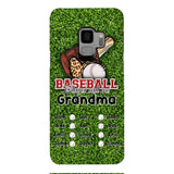 PERSONALIZED BASEBALL GRANDMA PHONECASE M3Q 0104
