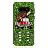 PERSONALIZED BASEBALL GRANDMA PHONECASE M3Q 0104