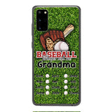 PERSONALIZED BASEBALL GRANDMA PHONECASE M3Q 0104