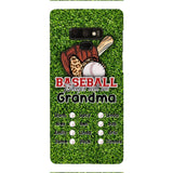 PERSONALIZED BASEBALL GRANDMA PHONECASE M3Q 0104