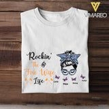 Personalized Rockin' The Fire Wife Life Tshirt Printed 22APR-HC01