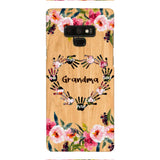 Personalized Grandma Kid Phone Case Printed 22APR-DT04